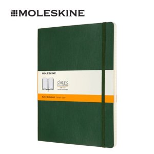 몰스킨 클래식 소프트커버 룰드 엑스라지 머틀그린 노트