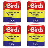 Birds 버드 커스터드 크림 파우더 Original Custard Powder 350g 4개