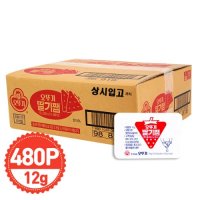 오뚜기 일회용 딸기쨈 디스팬팩 1박스 12g 480개입 154403