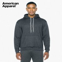 American Apparel 무지 후드 티 Charcoal S Charcoal 498W