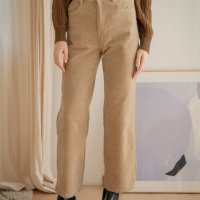 웬스데이딜라잇 WED Corduroy boots cut pants