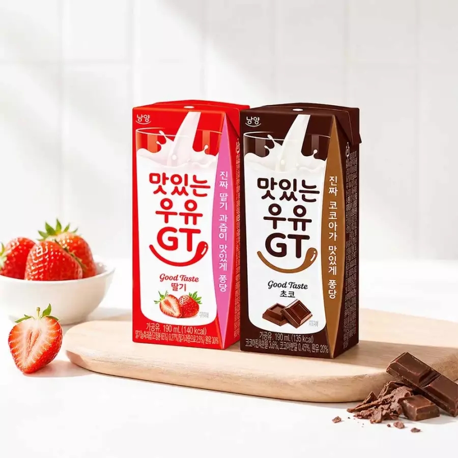 남양 맛있는우유GT 초코 딸기