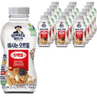 퀘이커 마시는 오트밀 단백질 80g 16개