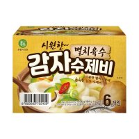 이가자연면 감자수제비 184g x 6