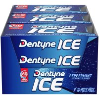 미국직구 Dentyne 덴타인 아이스 페퍼민트 무설탕 껌 16피스 9입