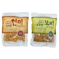 엄마손 고소한 옛날 누룽지 현미 보리 1kg 15인분