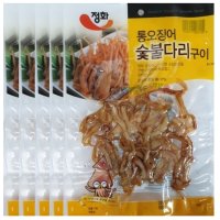 정화식품 정화 통오징어 숯불다리구이 45g x 5개