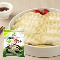 고향의맛 얇은만두피에 속이꽉찬 잎새 왕만두 715gX2봉