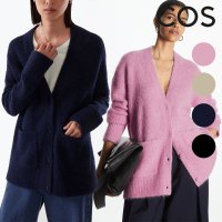 코스 가디건 COS V-NECK PATCH POCKET CARDIGAN 0996240001