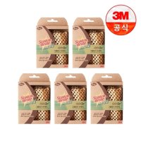 3M 내츄럴 옥수수 그물망사수세미 2입 일반세척용 5개세트