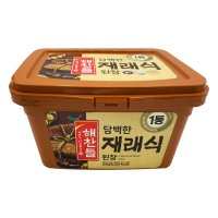 CJ제일제당 해찬들 담백한 재래식 된장 용기 3kg x2개