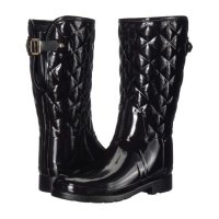 헌터 Hunter Refined Gloss Quilt Short Rain Boots