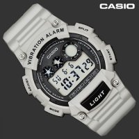 카시오 10년전지 카시오 진동알람 군인 CASIO 시계 방수 W-735H-8A2