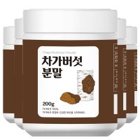 참굿즈 러시아산 차가버섯 분말 가루 200g 5통