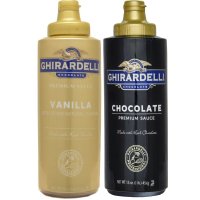 Ghirardelli 기라델리 바닐라 초코 소스 시럽 482g 각1통