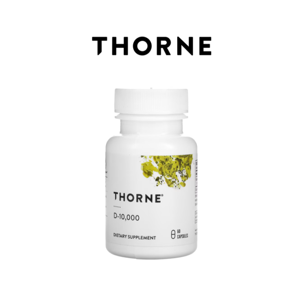 Thorne 쏜리서치 지용성 햇빛 비타민 D - 10000 60캡슐 <b>비타민D310000IU</b> 류신 루신 필수아미노산 토코페롤