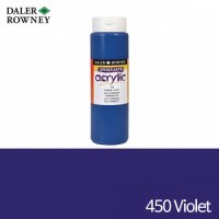 달러로니 GRADUATE 아크릴물감 낱색 500ml Violet(450)