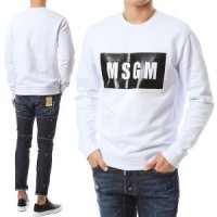 MSGM 남성 박스 로고 맨투맨 99 2940MM163 207599