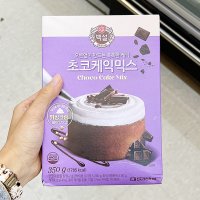 백설 초코케익믹스 350g x 1개