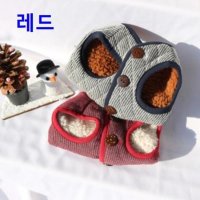 강아지 김장 조끼 1P 애견 보온 겨울옷 외출