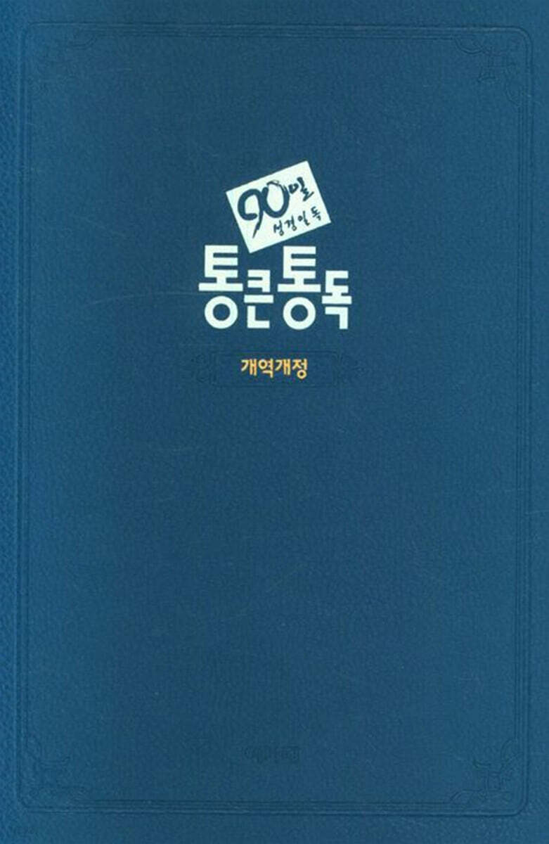 큰글자90일 통큰통독 (개역개정/네이비)