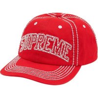 슈프림 빅 스티치 6패널 캠프캡 Supreme Big Stitch 6-Panel FW20