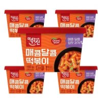 동원에프앤비 동원 떡볶이의신 매콤달콤 컵떡볶이5개