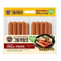 백설 그릴 후랑크 소시지 300g x 4개 x 4세트