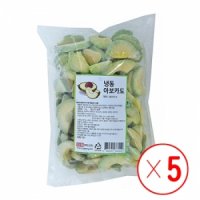 냉동 아보카도 (슬라이스, 1kg, 선인)x5