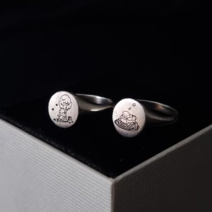 손,잡아줄게 유기견🐕유기묘🐈 후원 사계절 실버 반지, 손,잡아줄게