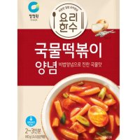 대상 청정원 요리한수 국물떡볶이 양념 140G