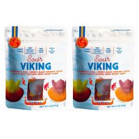 2팩 Candy People Sour Viking Gummy Candy 4oz