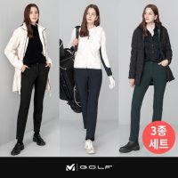 MILLET GOLF NEW 밀레골프 인터록 본딩 기모 팬츠 여성 3종세트