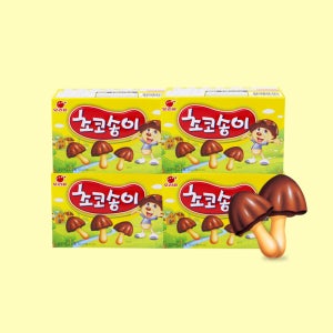 해태 오리온 과자 초코송이 50g 1p x 4개/ 초코스틱과자