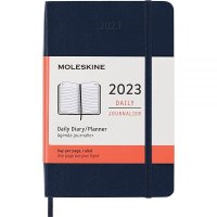 몰스킨 Moleskine 2023년 데일리 플래너 12M 포켓 사파이어 소프트 커버 3 5 x 5 5