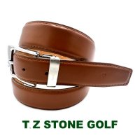 [ITALY SERIES][티지스톤]T.Z STONE-TZ1D122LB GOLF클래식 프리미엄 이태리카프라이트브라운 골프벨트(사이즈:26~42인치 / 벨트 폭:3.5cm)