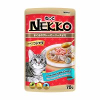 네코 그레이비 참치&게맛살 파우치 70g