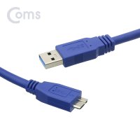 USB3.0 마이크로 B 케이블 삼성 맥북 외장하드케이블 1M