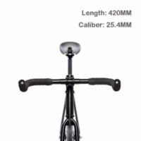 Fixie 자전거 핸들 바 알루미늄 합금 단일 속도 트랙 레스트 바 부품 로드 바이크 TT 25