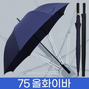 무표 75 자동 올화이바 무지 장우산 골프 동호회 홀인원 기념품 골프회 단합대회 단체우산 각인제작