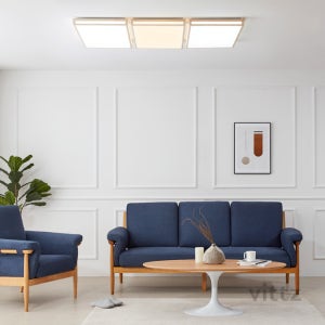 LED 에코 편백 원목 거실등 180W (서울반도체LED 부분점등 친환경소재)