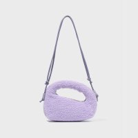 DeMAKER 드메이커 Bagel bag shearling -violet