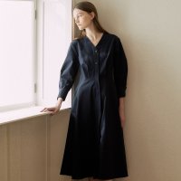 논로컬 V-neck flare dress 2 Color