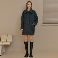 LOOKAST 룩캐스트 MARY HALF WOOL COAT