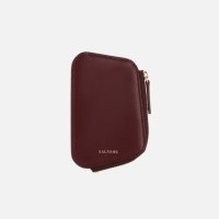 살랑 Reims Pebble Card Wallet burgundy 카드지갑