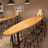 아일랜드 식탁 바테이블 홈칵테일 카페 맞춤 원목 바 테이블 크리에이티브 커피 가정