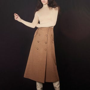 [하나보] ,NO.16 SKIRT - CAMEL