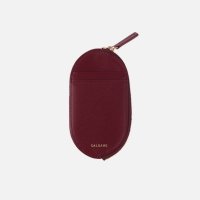 Oval Slim Card Wallet burgundy 살랑