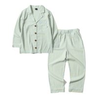 오아이오아이LOGO FLANNEL PAJAMAS CHECK