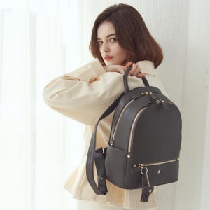 루나앤루나 아모르 여성 가죽백팩 블랙, 루나앤루나